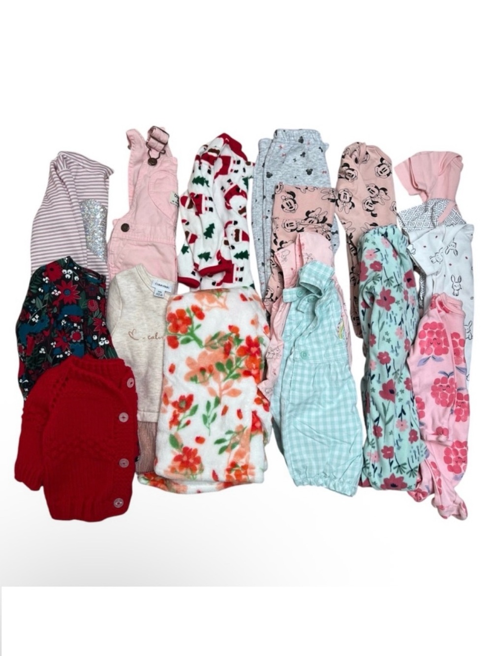 17 Piece Bundle of Assortment Girls Clothes
Newborn to 12 Months